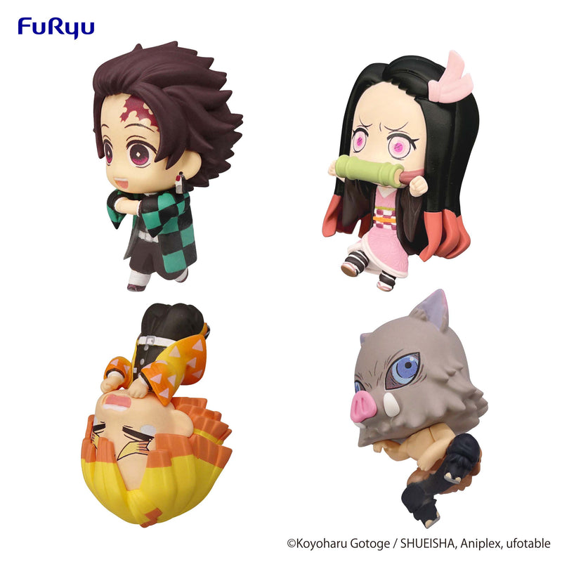 Demon Slayer: Kimetsu no Yaiba FuRyu Chokotto Hikkake Figure Petit 1(set of 4)