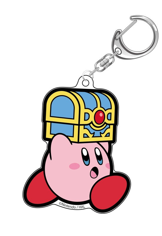 Kirby's Dream Land Twinkle 30th Glitter Key Chain A Treasure Scramble (Resale)