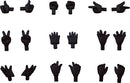 Nendoroid Doll: Hand Parts Set Gloves Ver. (Black)