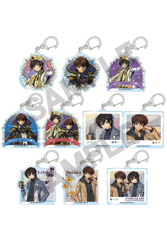 Code Geass Lelouch of the Rebellion Crux Trading Acrylic Key Chain(1 Random)