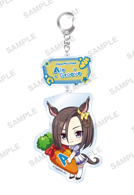 Uma Musume Pretty Derby Bushiroad Creative Mugyu Mini Acrylic Key Chain Vol.2 Air Groove