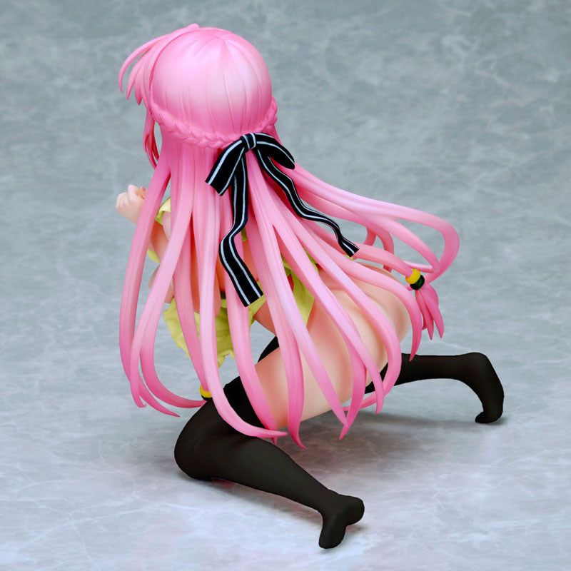 Kanojo x Kanojo x Kanojo（Her x her x her） Blackberry Orifushi Akina Naked with Apron 1/6 Polystone Statue Yellow Version