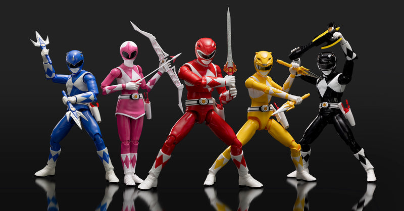 Mighty Morphin Power Rangers Flame Toys Furai Model Yellow Ranger