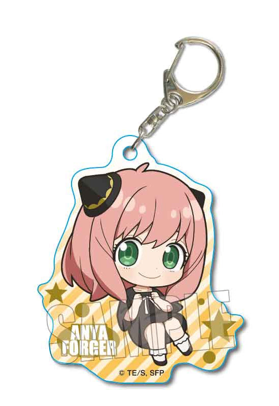 SPY x FAMILY Bell House Pukasshu Acrylic Key Chain Anya Forger (Casual Outfit Ver.)