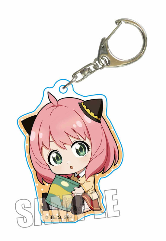 SPY x FAMILY Bell House GyuGyutto Acrylic Key Chain Anya Forger (Peanut)