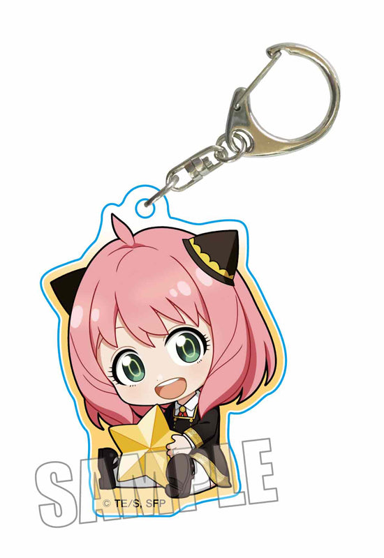 SPY x FAMILY Bell House GyuGyutto Acrylic Key Chain Anya Forger (School Uniform)