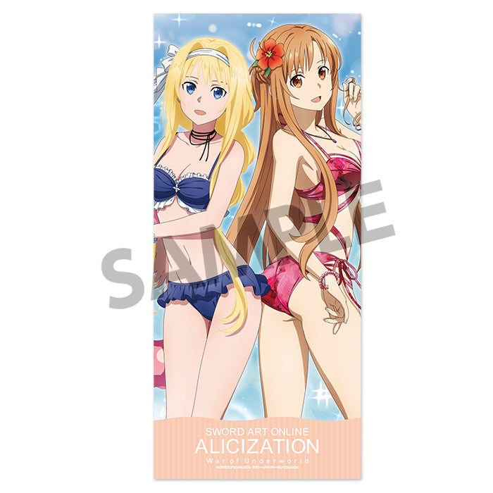 SWORD ART ONLINE ALICIZATION HOBBY STOCK Asuna & Alice Swimsuit ver. Microfiber Towel