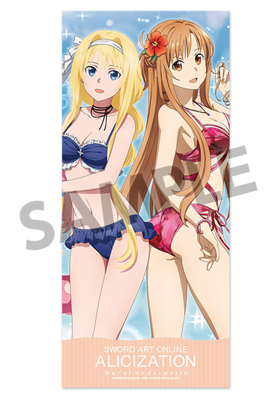 SWORD ART ONLINE ALICIZATION HOBBY STOCK Asuna & Alice Swimsuit ver. Microfiber Towel