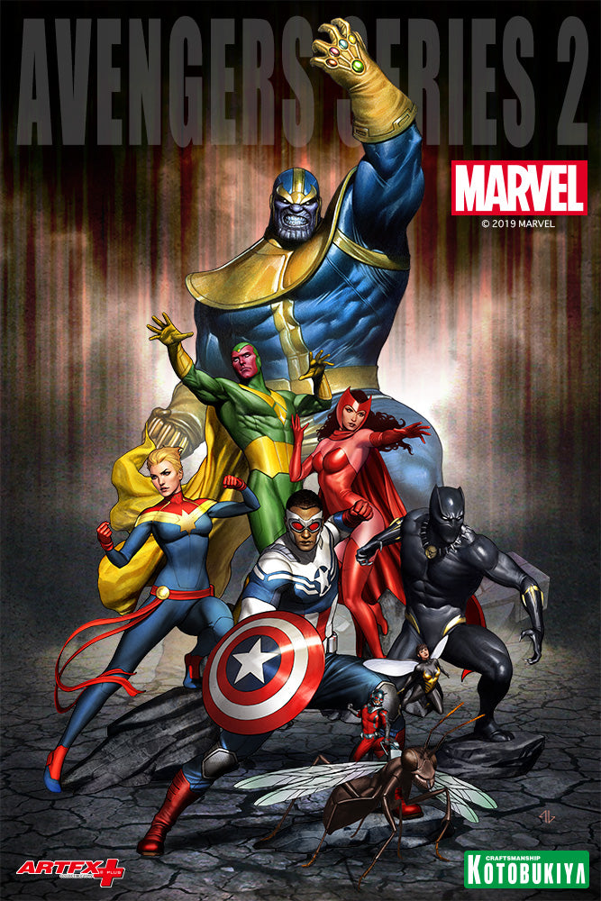 MARVEL COMICS AVENGERS SERIES Kotobukiya CAPTAIN MARVEL ARTFX+ STATUE