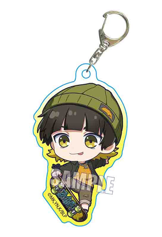 Blue Lock Bell House Acrylic Key Chain Bachira Meguru Skater Ver.