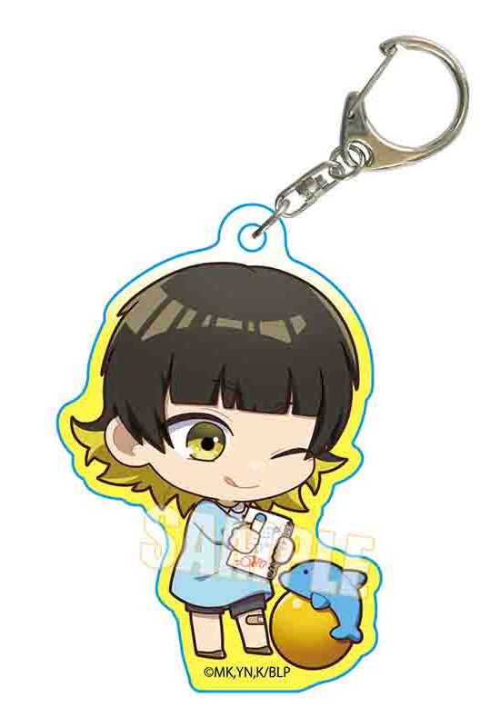 Blue Lock Bell House Acrylic Key Chain Bachira Meguru Kindergarten Ver.