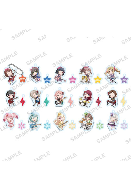 BanG Dream! Girls Band Party! Bushiroad Creative Capsule Twin Acrylic Key Chain Vol. 1 (1 Random)