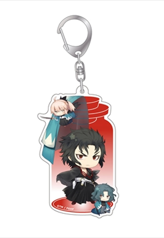 Fate/Grand Order Algernon Product CharaToria Acrylic Key Chain Berserker / Hijikata Toshizo