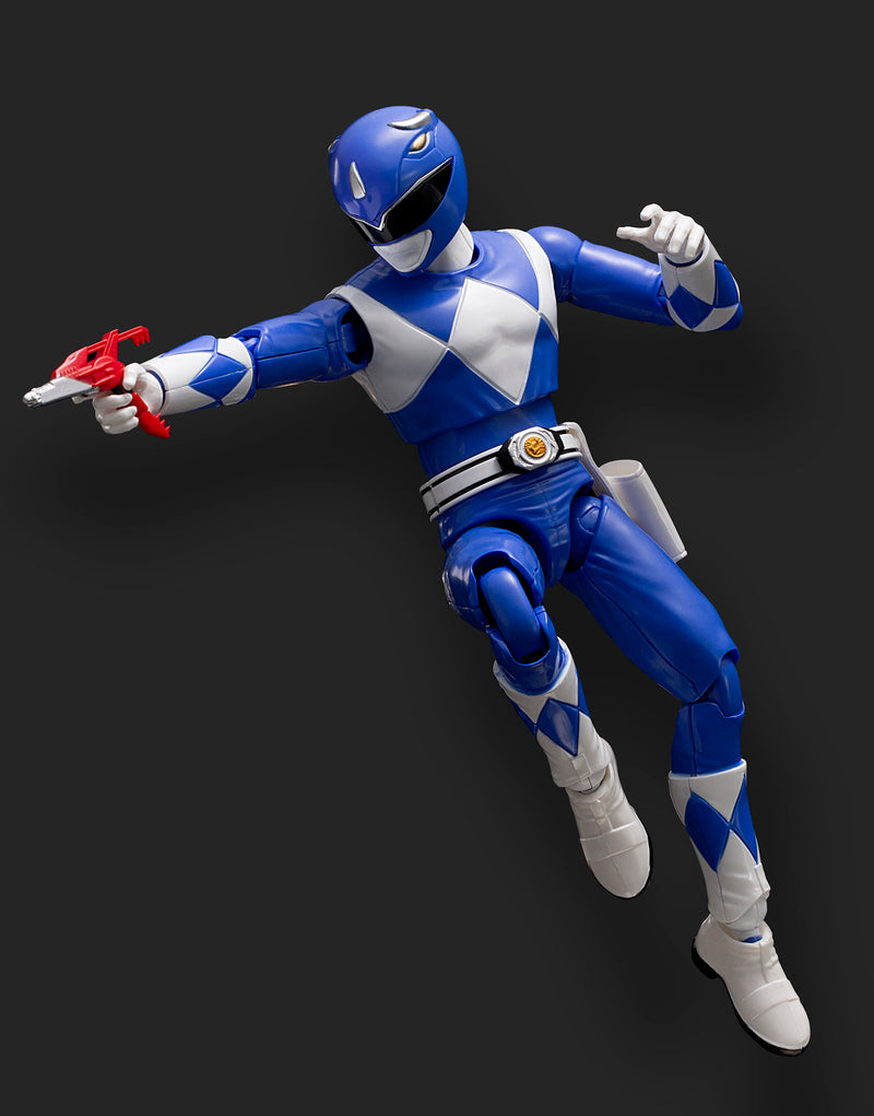 Mighty Morphin Power Rangers Flame Toys Furai Model Blue Ranger