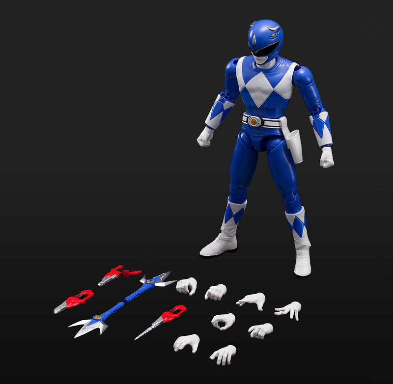 Mighty Morphin Power Rangers Flame Toys Furai Model Blue Ranger