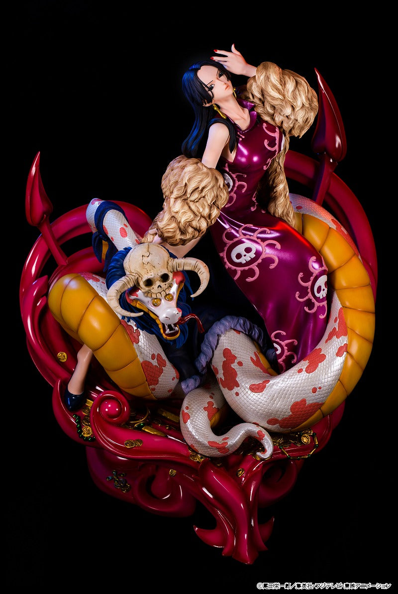 One Piece UNIQUE ART STUDIO Boa Hancock - One Piece Log Collection Statue