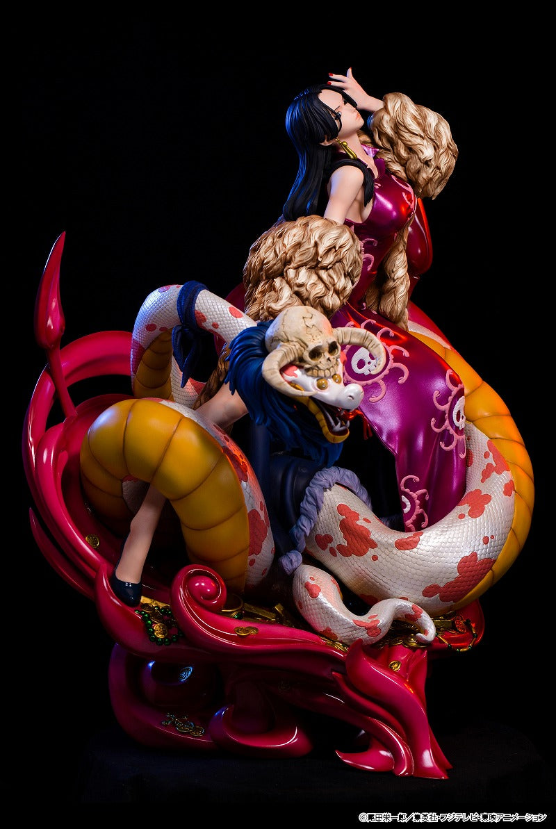 One Piece UNIQUE ART STUDIO Boa Hancock - One Piece Log Collection Statue