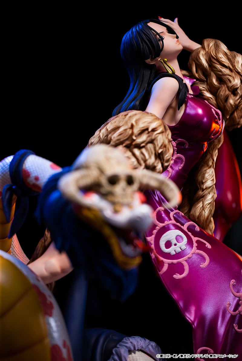 One Piece UNIQUE ART STUDIO Boa Hancock - One Piece Log Collection Statue