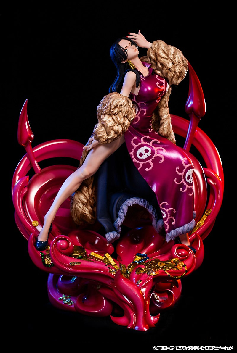 One Piece UNIQUE ART STUDIO Boa Hancock - One Piece Log Collection Statue