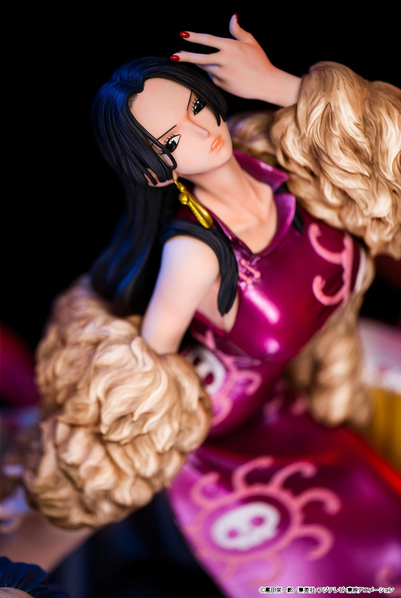 One Piece UNIQUE ART STUDIO Boa Hancock - One Piece Log Collection Statue