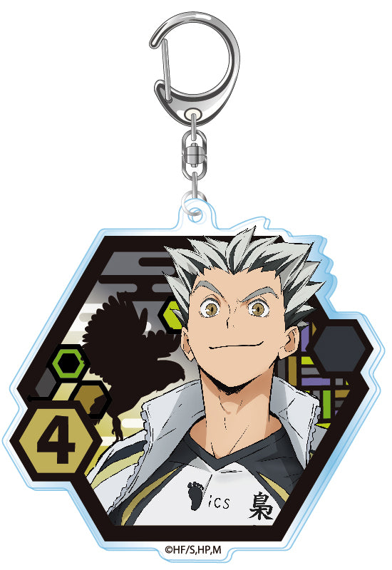 Haikyu!! Takaratomy Arts Kirie Series Acrylic Key Chain Vol. 2 Bokuto Kotaro