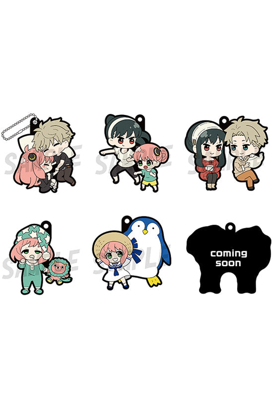 SPY × FAMILY MEGAHOUSE Rubber Mascot Buddycolle (Set of 6 Characters)