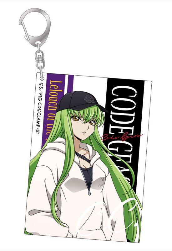Code Geass Lelouch of the Rebellion Algernon Product Snap Style Acrylic Key Chain C.C.