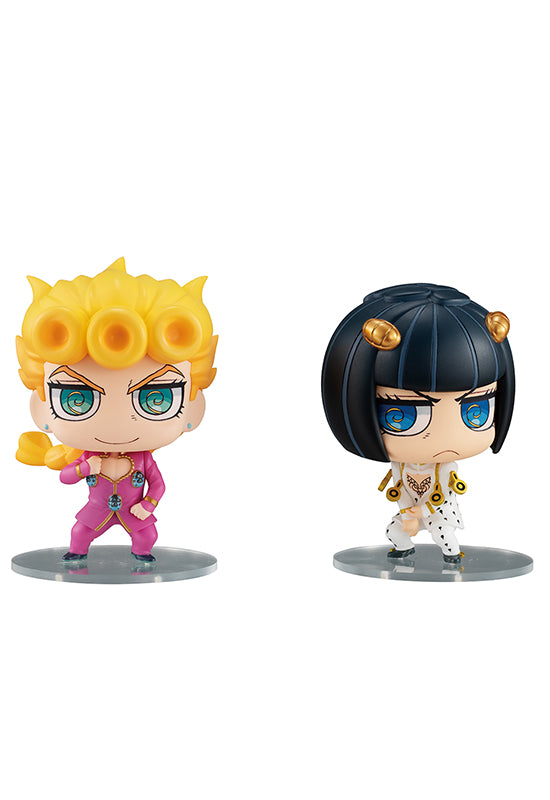 004 JOJO'S BIZARRE ADVENTURE GOLDEN WIND MEGAHOUSE CHIMIMEGA Buddy Series  GIORNO & BUCCELLATI SET