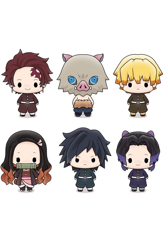 DEMON SLAYER MEGAHOUSE CHOKORIN MASCOT 【repeat】(Set of 6 Characters)