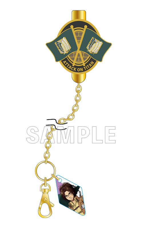 Attack on Titan Stella Notes Clip Key Chain Survey Corps Flag Ver. Hans