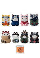NARUTO NYARUTO! MEGAHOUSE CATS of KONOHA VILLAGE with premium can mascot (BOX SET)