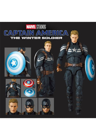 Captain America: The Winter Soldier Medicom Toy MAFEX Captain America (Stealth Suit)(JP)