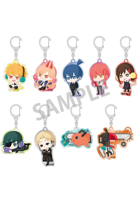 Chainsaw Man KAMIO JAPAN Trading Acrylic Key Chain Enjoy Music