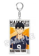 Haikyu!! TBS Glowdia Acrylic Big Tag Key Chain Kageyama Tobio