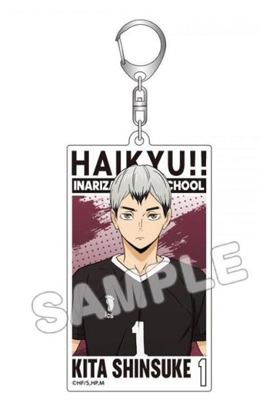 Haikyu!! TBS Glowdia Acrylic Big Tag Key Chain Kita Shinsuke