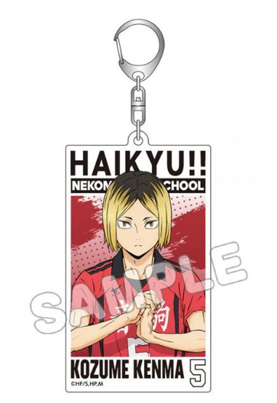 Haikyu!! TBS Glowdia Acrylic Big Tag Key Chain Kozume Kenma