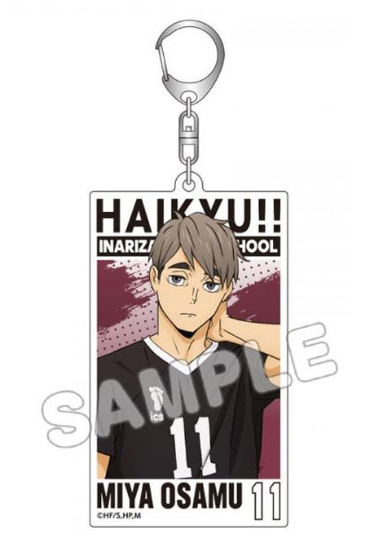 Haikyu!! TBS Glowdia Acrylic Big Tag Key Chain Miya Osamu