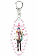 Yurucamp ACROSS Nakayoshi Camp Motel Key Chain Nadeshiko