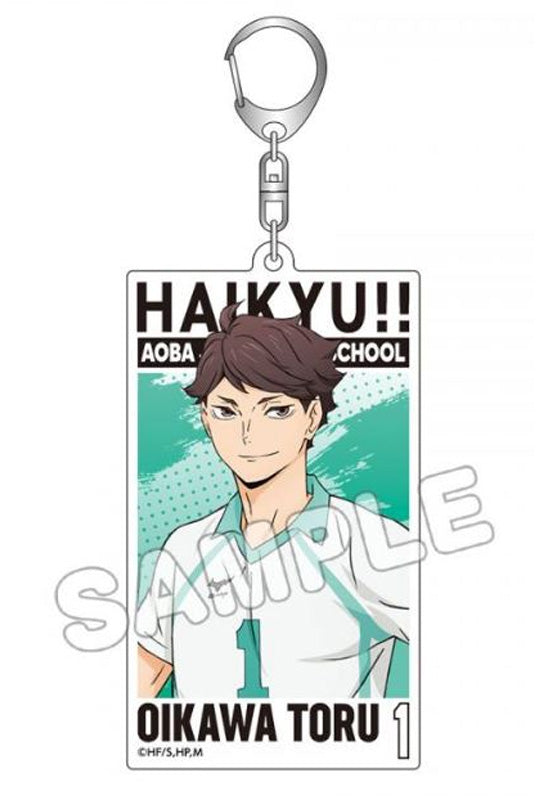 Haikyu!! TBS Glowdia Acrylic Big Tag Key Chain Oikawa Toru