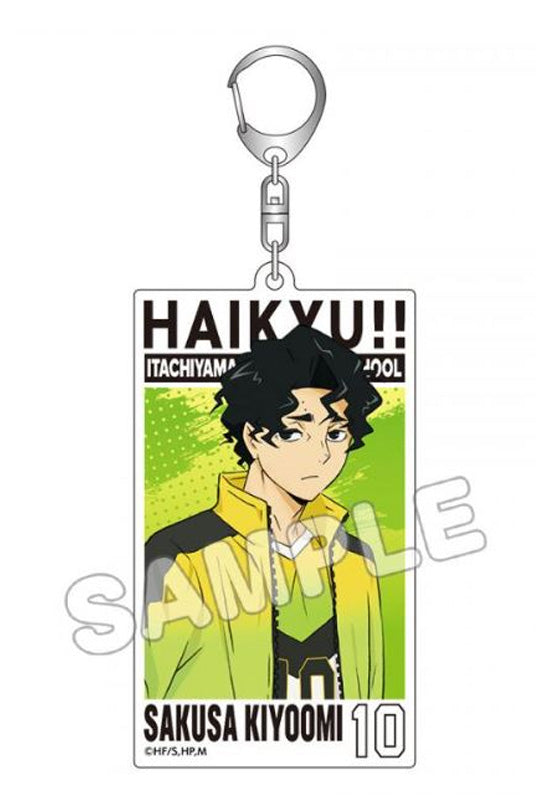 Haikyu!! TBS Glowdia Acrylic Big Tag Key Chain Sakusa Kiyoomi