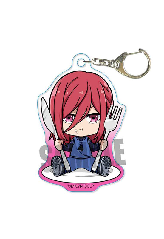 Blue Lock Bell House Gochi Chara Acrylic Key Chain Chigiri Hyoma