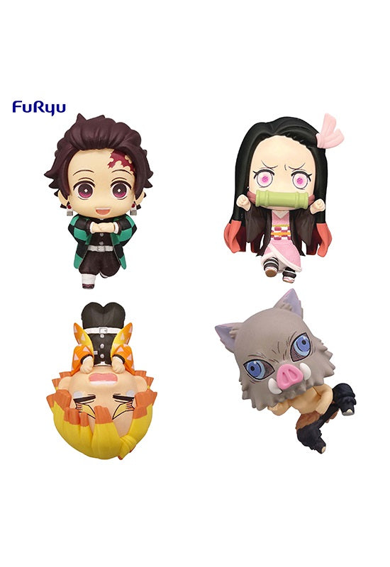 Demon Slayer: Kimetsu no Yaiba FuRyu Chokotto Hikkake Figure Petit 1(set of 4)