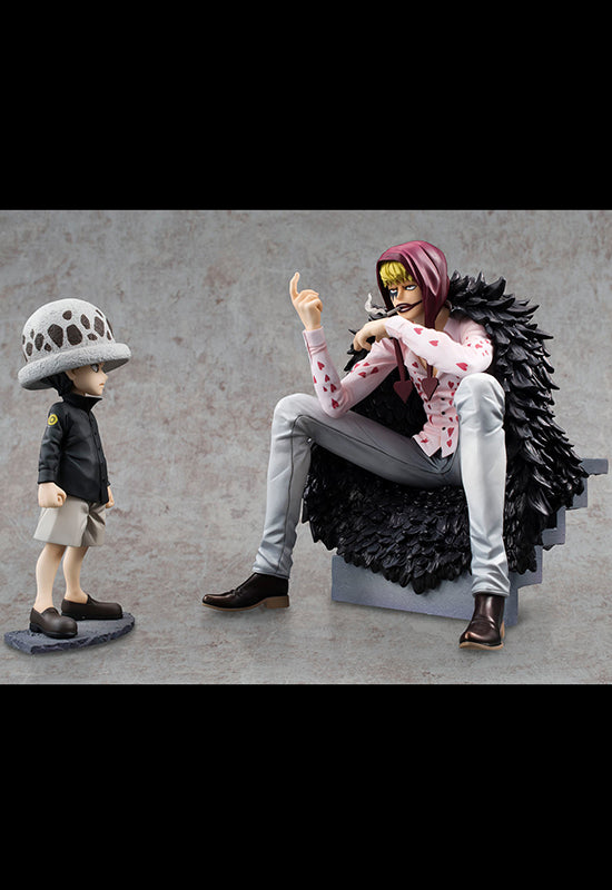 ONE PIECE P.O.P. MEGAHOUSE LIMITED EDITION Corazon & Law（Repeat）