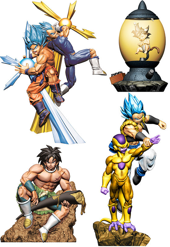 DRAGON BALL MEGAHOUSE DRACAP RE BIRTH Super POWER Ver.(Set of 4 Characters)
