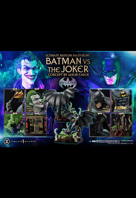 BATMAN VS THE JOKER Prime 1 Studio CONCEPT BY JASON FABOK DELUXE VERSION (DC COMICS)