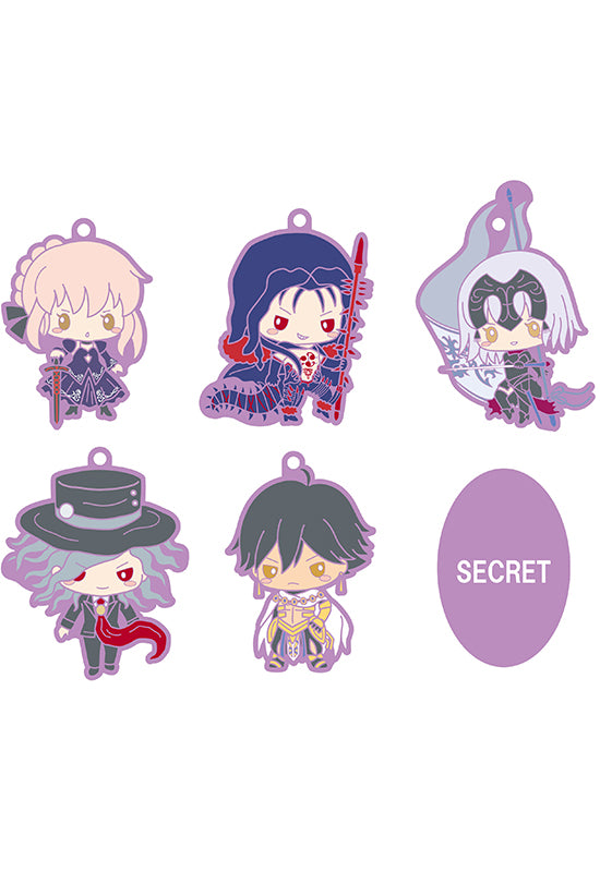 FATE/GRAND ORDER MEGAHOUSE RUBBER MASCOT FGO (DESIGN PRODUCED by SANRIO 2nd bullet) (Set of 6 Characters)