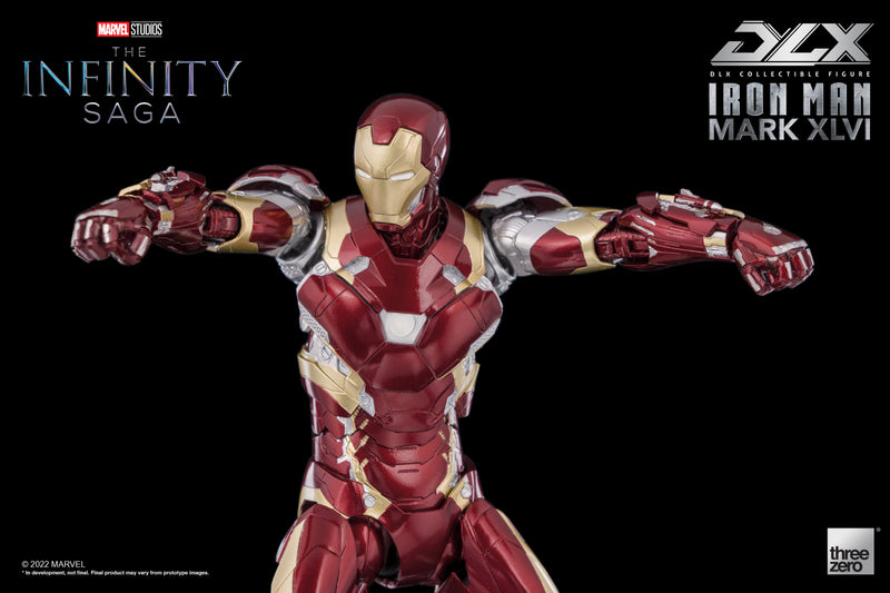 The Infinity Saga threezero DLX Iron Man Mark 46