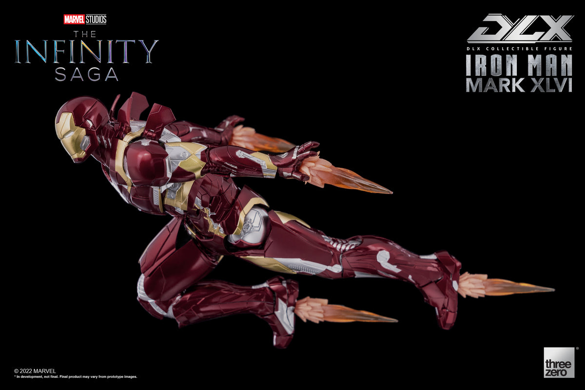 The Infinity Saga threezero DLX Iron Man Mark 46