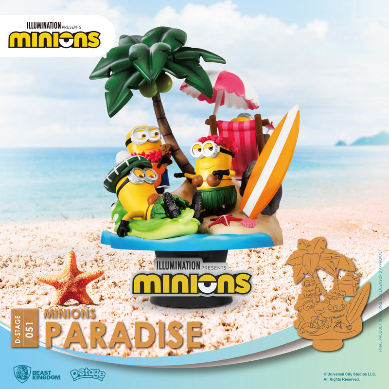 Despicable Me BEAST KINGDOM MINIONS PARADISE DS-051