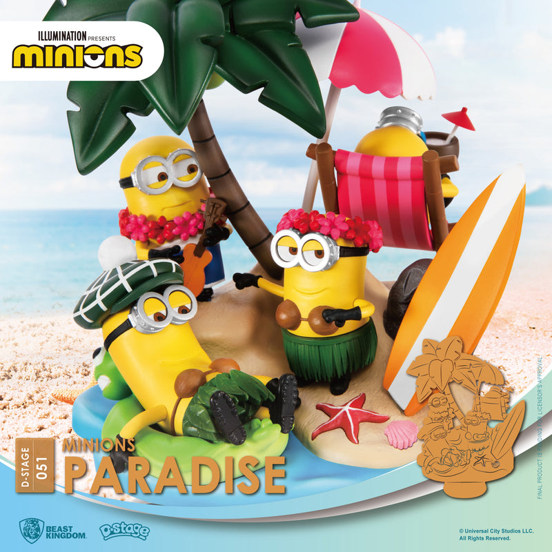 Despicable Me BEAST KINGDOM MINIONS PARADISE DS-051